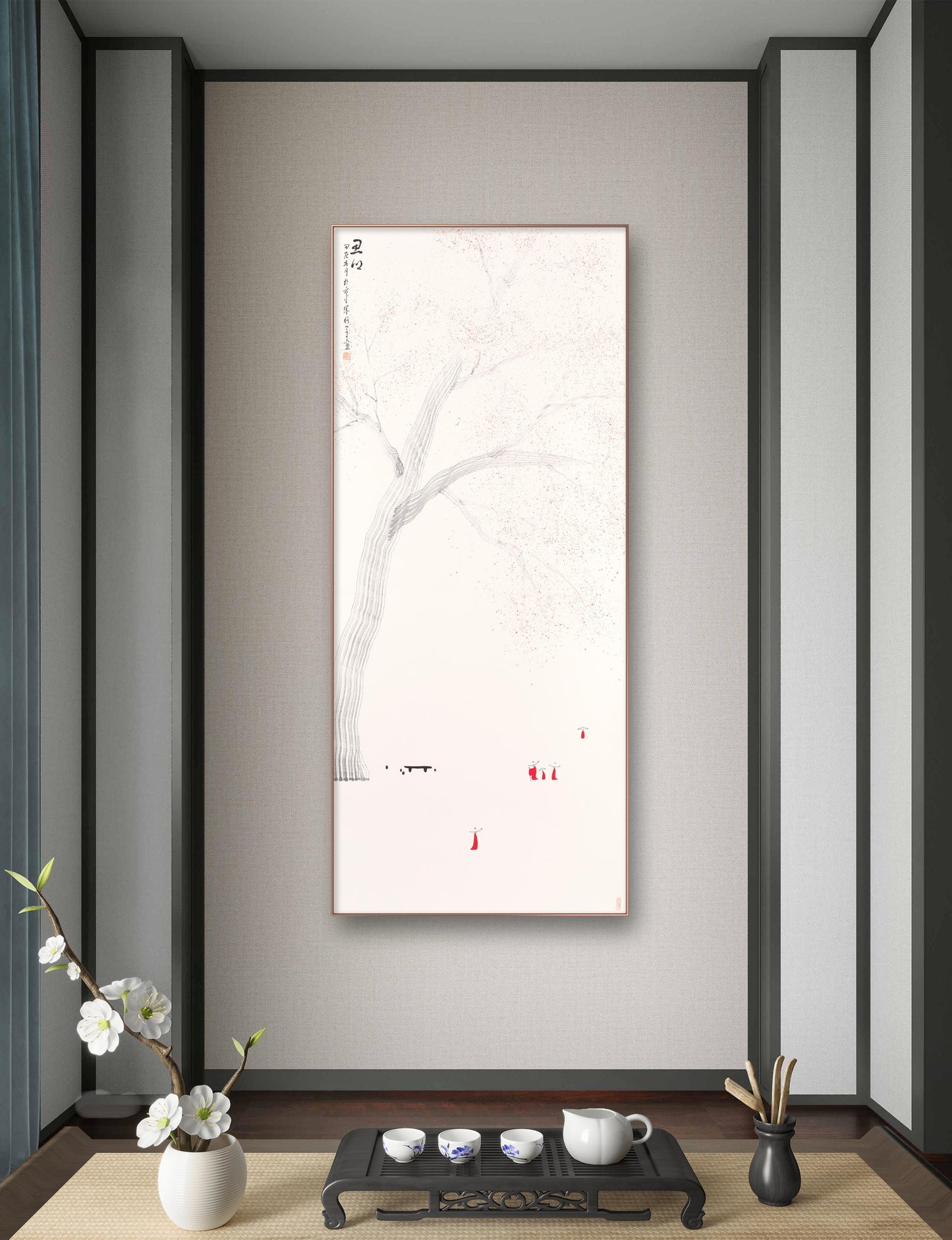 Artwork by Mo Xuanzi - Longing For Home
