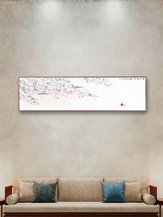 Artwork by Mo Xuan Zi - Happy Amongst the Flowers
